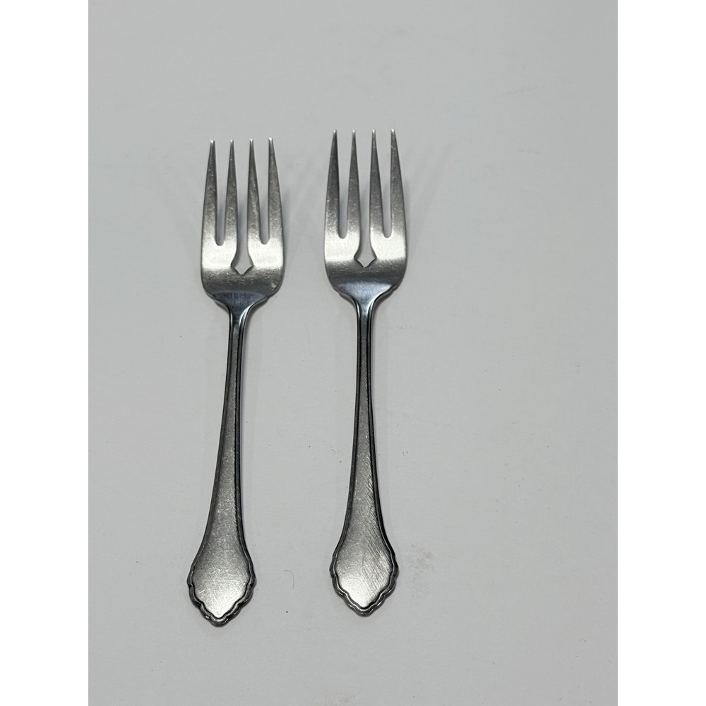 Oneida Replacement Salad Forks Set of 2 Summer Mist Autumn Glow